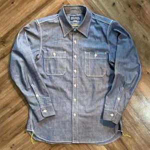 Iron Heart 10oz Selvedge Chambray Work Shirt